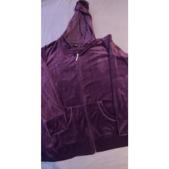 Faded Glory Velour Hoody - Size: 2X  (0105) - Picture 1 of 4